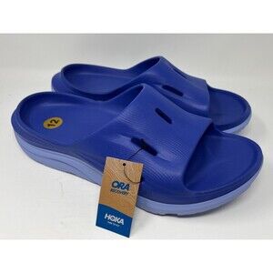 HOKA Ora Recovery Slide 3 Stellar Blue Mirage Sandals 1135061 Men’s Size 12